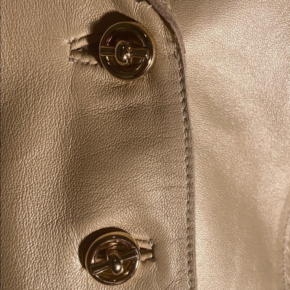 St. John Leather Jacket by Marie Gray Size P - Picture 7 of 11